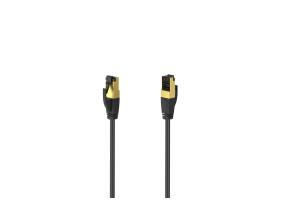 Hama Network Cable, Cat 8, S/FTP varjestusega, 1,5 m, must - Ethernet kaabel