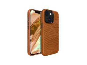 LAUT MOTIF, iPhone 14 Plus, stripes, brown - Smartphone case