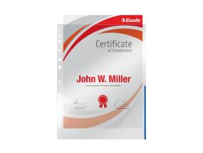 Signaaltasku köidetav A4 ESSELTE 105mic sinine 100 tk