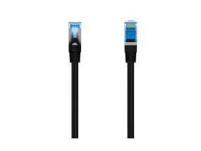 HAMA Network Cable, CAT-6a, 10 Gbit/s, S/FTP shielded, 3 m, black - Ethernet cable