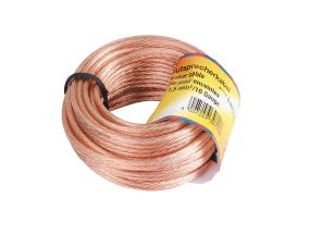 HAMA Loudspeaker cable, 2 x 1,5mm, 10m, vask - Kõlarikaabel