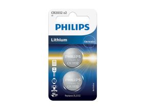 2 x Batteries PHILIPS CR2032 3 V Lithium