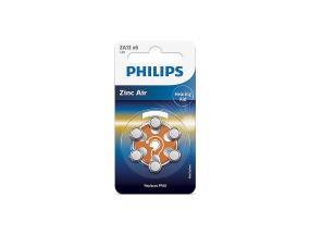 6 x Patareid PHILIPS ZA13 1.4 V 6 Zinc Air (PR48)