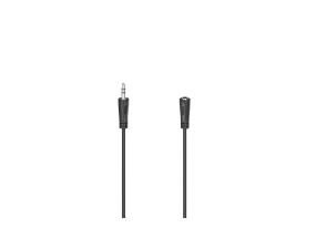 Hama Audio Extension Cable, 3.5mm - 3.5mm jack, 1.5 m, black - Cable