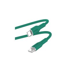 Puro Soft, USB-C / USB-C, 1.5m, dark green - Cable