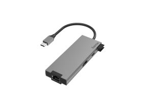 Adapter Hama USB-C pistik - 2xUSB-A/USB-C/HDMI/LAN