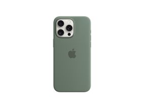 Apple Silicone Case with Magsafe, iPhone 15 Pro Max, зеленый - Чехол
