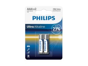 Philips Ultra Alkaline, AAA, 2 шт. - Батарейки