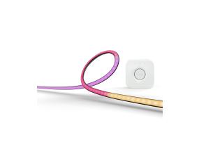 Philips Hue Play Gradient PC Lightstrip, 24''-27'' + sild, must/valge - LED valgusriba arvutile
