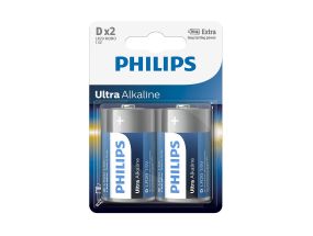 Philips Ultra Alkaline, D, 2 шт. - Батарейки