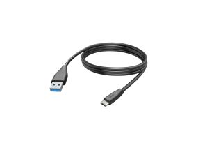 Зарядный кабель Hama USB-A USB-C 3 м черный - USB-кабель