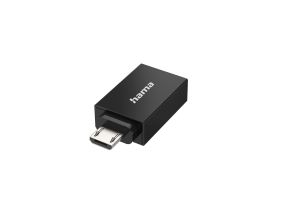 Hama USB OTG, USB - Micro USB, black - Adapter