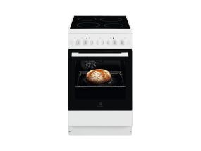 Electrolux, 54 L, white - Freestanding ceramic stove