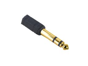 Hama Audio Adapter, 6.3 mm - 3.5 mm, gold-plated - Audio adapter