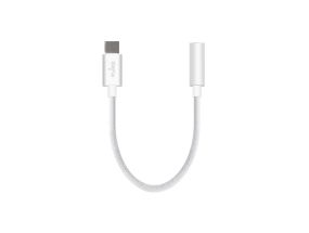 Puro Fabrik, 3,5 mm - USB-C, white - Adapter