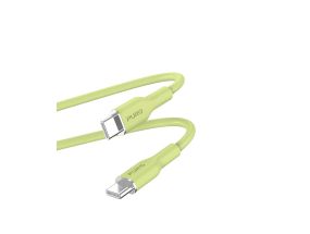 Puro Soft, USB-C / USB-C, 1,5 m, light green - Cable