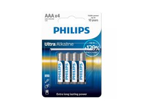 Philips Ultra Alkaline, AAA, 4 tk - Patarei