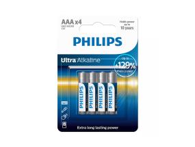 Philips Ultra Alkaline, AAA, 4 tk - Patarei
