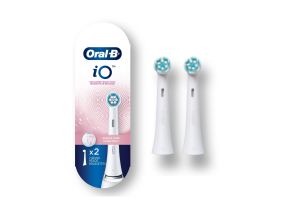 Braun Oral-B iO Gentle Care, 2 pieces, white - Replacement brush heads for electric toothbrush