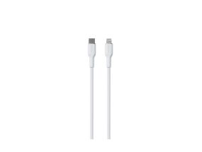 Puro SOFT, USB-C, Lightning, 1,5 m, valge - Kaabel