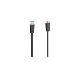 Hama Micro-USB Cable, 5 Gbit/s, 0,75 m, must - Kaabel