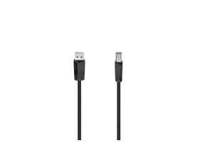 Hama USB Cable, USB-A, USB-B, 5 m, black - USB cable