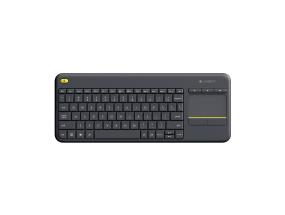 Logitech K400 Plus, SWE, hall - Juhtmevaba klaviatuur hiire võimalusega