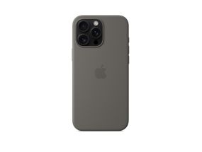 Apple Silicone Case with Magsafe, iPhone 16 Pro Max, stone gray - Case