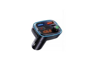 Kenner FT-627, Bluetooth, USB-C, USB QC 3.0, черный - FM-трансмиттер