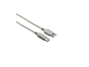 USB-кабель Hama USB-A USB-B 3 м белый - USB-кабель