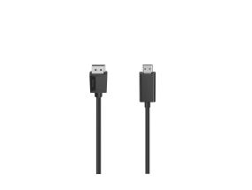 Hama Video Cable DisplayPort / HDMI, 1,5m, must - Videokaabel