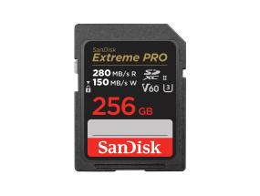 SanDisk Extreme Pro, UHS-II, SDXC, 256 GB, must - Mälukaart