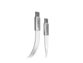 SBS Slim charging and data cable, 60 W, 1 m, USB-C, valge - Kaabel