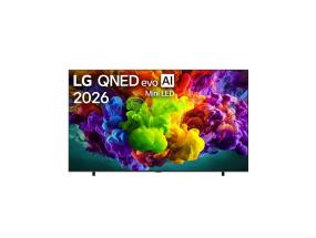 LG QNED93 evo AI, 115'', 4K UHD, QNED Mini LED, must - Teler