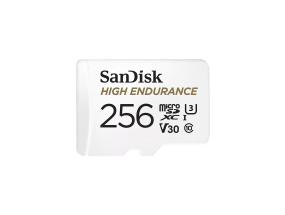 SanDisk High Endurance, MicroSDXC, 256 GB, valge - Mälukaart