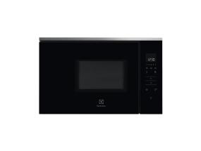 Electrolux, 17 L, 800 W, must/roostevaba teras - Integreeritav mikrolaineahi