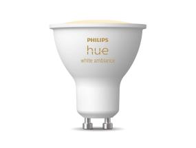 Philips Hue White Ambiance, GU10, valge - Nutivalgusti