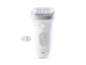 Braun Silk epil 7, Wet & Dry, valge/hall - Epilaator