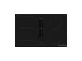 Bosch, Seeria 4, laius 80 cm, raamita, must - Integreeritav induktsioonpliidiplaat õhupuhastiga