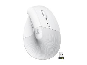 Logitech Lift Vertical Ergonomic Mouse, vaikne, valge - Juhtmevaba optiline hiir
