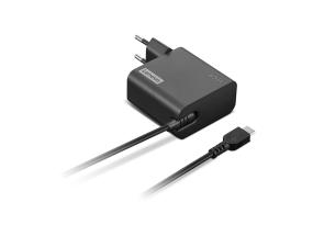 Lenovo 65W USB-C Wall Adapter, 65W, must - Vooluadapter