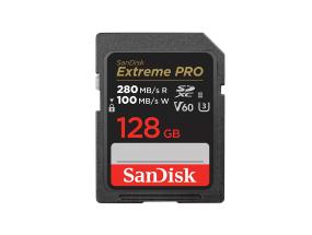 SanDisk Extreme Pro, UHS-II, SDXC, 128 GB, must - Mälukaart