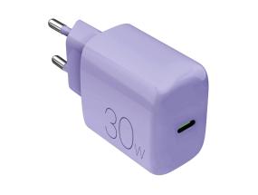 Puro DAILY 1, USB-C, 30 W, lilla - Laadija