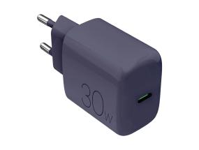 Puro DAILY 1, USB-C, 30 W, tumesinine - Laadija