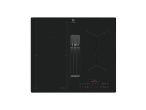 Electrolux 600 XT Bridge, laius 60 cm, must - Integreeritav pliidiplaat õhupuhastiga