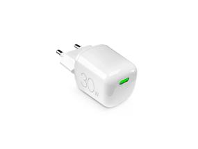 Puro MiniPro Wall Charger, GaN, 30 W, USB-C, valge - Laadija