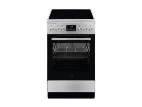 AEG SteamBake, 58 L, laius 50 cm, roostevaba teras - Keraamiline pliit