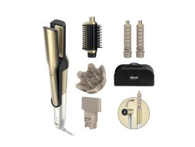 Shark Glam, curly & coily, kuldne - Juuste kujundamise seade