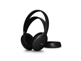 Philips SHC5200M2 TV headphones, must - Juhtmevabad kõrvaklapid