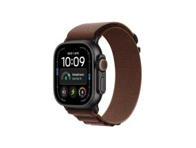 Apple Watch Ultra 4, 49 mm, Alpine Loop, M, must titaan / pruun - Nutikell